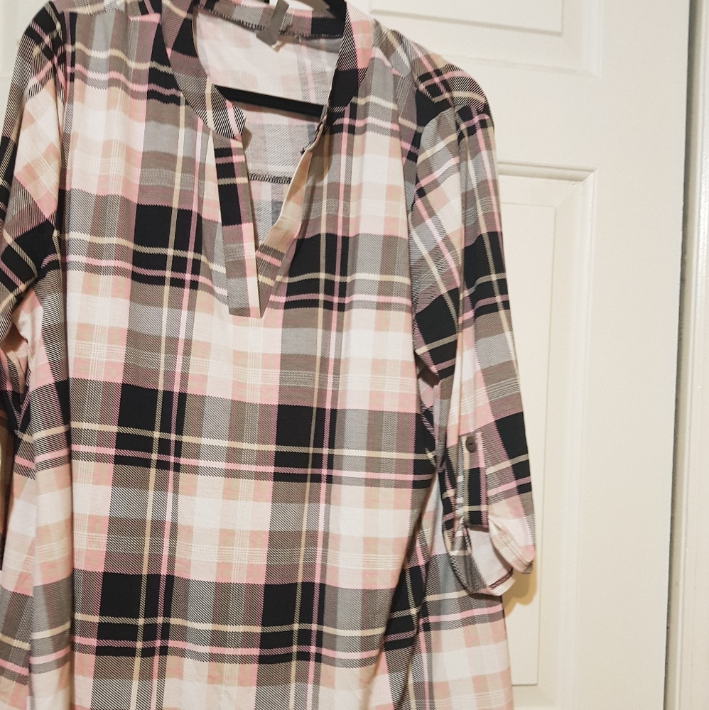plaid shirt